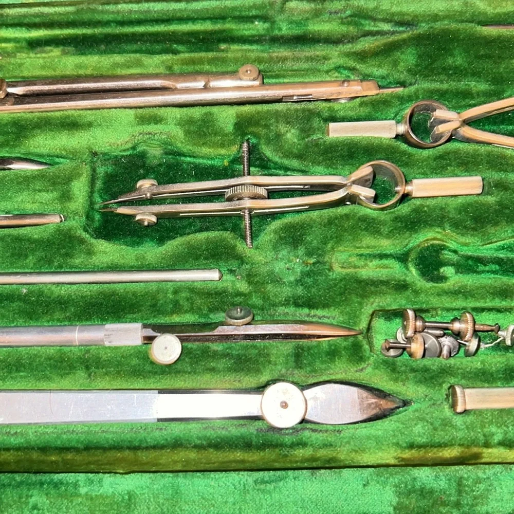 Antique Germany Drafting Kit